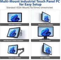 Moniteur tactile industriel de 15,6 pouces avec écran IPS FHD 1920x1080 qui reste clair malgré l'éclat du soleil.