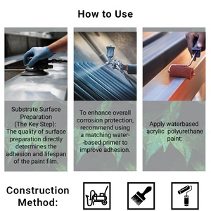 Pintura de Acabado Acrílica de Poliuretano Alifático Resistente a la Abrasión al Agua para Exteriores, Revestimiento para Estructuras de Acero de Hoteles - Product Image 6