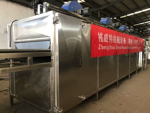 เตาอบแห้งแบบสายพานลำเลียงหลายชั้นพร้อมเครื่องยนต์ 3-5 ชั้น สแตนเลส สำหรับการอบแห้งแบบต่อเนื่องของพริกและบุก - Product Image 2