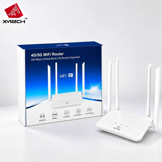 CPF912 4G LTE CPE Router Unlocked with SIM Card Slot and USB Interface for Home/Office WiFi Hotspot