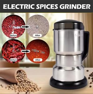 Mini moulin à café électrique, cuisine, céréales, noix, haricots, épices, grains, machine à moudre, moulin à café multifonctionnel - Product Image 1
