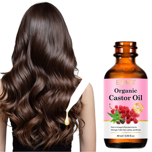 Huile de ricin pure pressée à froid biologique, favorisant la croissance des cheveux, épaississant les cils et les sourcils, formule concentrée sans hexane pour usage domestique - Product Image 1