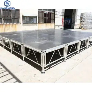 Aluminum Stage Mobile Show Stage Portable Truss Display Outdoor Folding Stage Platform Support OEM