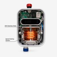 Petit chauffe-eau électrique instantané sans réservoir intelligent pour salle de bain domestique, idéal pour des douches chaudes