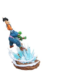 Vente en gros 21cm PVC <span class=keywords><strong>Dragon</strong></span> Balls Anime Modèle Ornements Nouveau Illuminé Piccolo Vs Goku Scène Modèle Jouet Décoration - Product Image 1