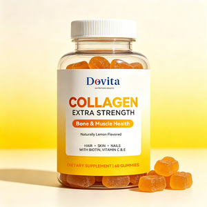 Gomitas de Colágeno OEM USA, 60 Unidades, 1 Gomita Diaria, BCAA, Biotina, Vitamina C, Recuperación Muscular, Belleza del Cabello/Uñas, Suplemento Vegano para Mujeres Adultas - Product Image 1