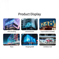 Film LED flexible auto-adhésif LPMIE P8 haute transparence pour écrans, utilisation intérieure et extérieure pour centres commerciaux et établissements d'éducation