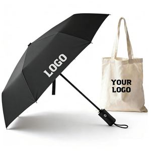 Umbrella Logos Custom Wholesale Promotional Golf Folding Mini Windproof UPF50+ Business Gift Personalized with Printing - Product Image 1