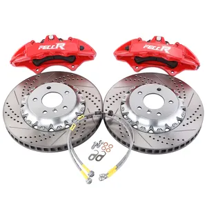 FECCR Performance Brake Calipers 2-Piece Forged Brake 6 Piston Front Brake Kit for BMW G38/G30/F90/G20/G80/G28/G08 R18 Wheels