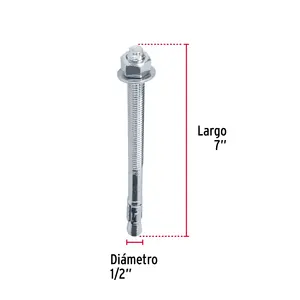 Padrone con 36 unità borsa con 4 arpione spine 1/2 'x 7', feroce - Product Image 3