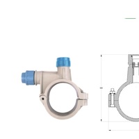 Accessoires de plomberie ISO17885, raccord de tuyauterie pour irrigation goutte à goutte, raccords à compression PP, filtre, collier de serrage, selle de raccordement
