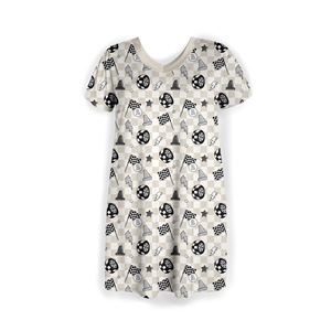 Camicia da Notte Personalizzata per Donna in Bambù, Pigiama Morbido al Tatto, Vestito da Notte a Maniche Corte - Product Image 4