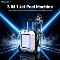 Pistolet pulvérisateur nano le plus vendu pour le nettoyage en profondeur et le soin des rides, machine à jet d'eau oxygénée à quatre têtes