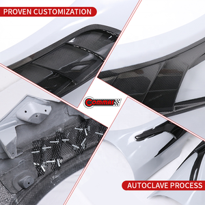 Pièces automobiles en fibre de carbone sèche, best-seller, pour mise à niveau au style Novi, garde-boue latéral pour Ferrari SF90 - Product Image 3