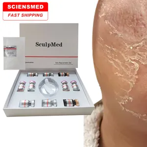 Kit professionnel de microneedling Bio 50% Peel Peeling aux algues Traitement aux algues Spongilla Spicules microneedind