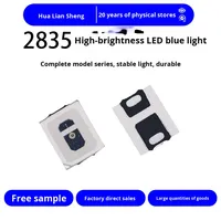 Perle de lampe LED SMD 2835 à haute efficacité lumineuse 90lm/W, bleue 460-470nm, diode LED 3V