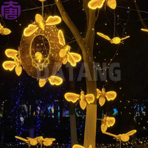 Iluminación LED para jardín con forma de colmena, luz nocturna navideña 3D para decoración de parques y fiestas. - Product Image 3