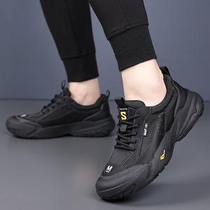 Chaussures de randonnée en mesh pour hommes, bout rond, respirantes, semelle extérieure en caoutchouc, semelle intermédiaire en EVA, été, trekking en plein air, usage décontracté - Product Image 4