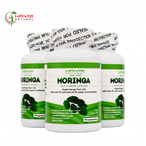 A vitamini, <span class=keywords><strong>B</strong></span> vitamini, kalsiyum, demir, Mnerals ile % Moringa yaprakları çıkarılan özelleştirme organik Moringa tozu kapsülleri - Product Image 1