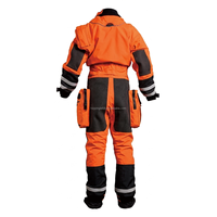 Combinaison de sauvetage OEM/ODM certifiée CE, légère, imperméable, avec genouillères renforcées en Kevlar, en nylon Oxford composite 3 couches, fermeture éclair sur la poitrine