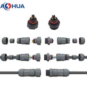 הרכבה m12 3 4 5 6 7 8 2 + 2 2 2 + 2 2 + 3 סיכה זכר עד נקבה חוט סוג מחבר חוט חשמלי ip68 - Product Image 1