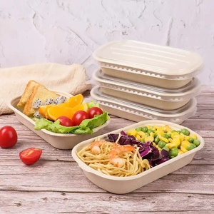 Superb Natural Eco Food Packaging Fiambreras biodegradables Tapa Papel especial Pulpa Caña de azúcar Bagazo Mate Laminación <span class=keywords><strong>Sushi</strong></span> - Product Image 4