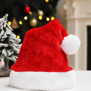 Cadeau de décoration de Noël de haute qualité Chapeaux de Noël Chapeaux de Père Noël pour la célébration de la fête - Product Image 4