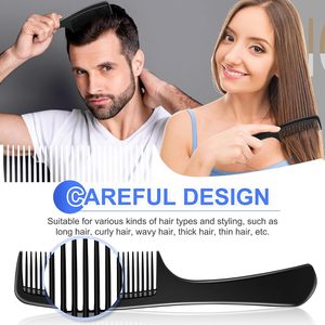 Ensemble de 3 peignes à cheveux avec logo personnalisé, peigne de coiffure de haute qualité, peigne antistatique en plastique à queue de rat - Product Image 4