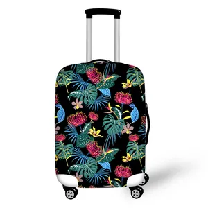 Travel Luggage Suitcase Protective Cover with Floral Design NO Solid Color for Ladies
