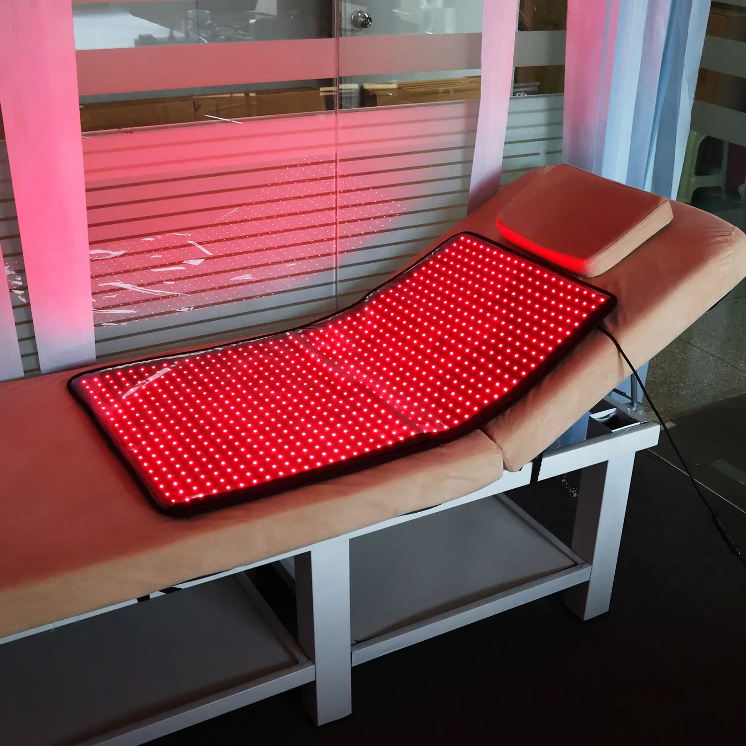 Coussin infrarouge de grande taille, thérapie à la lumière rouge Led pour la maison, ceintures lumineuses Led pour la douleur, coussin de thérapie à la lumière rouge, vente en gros