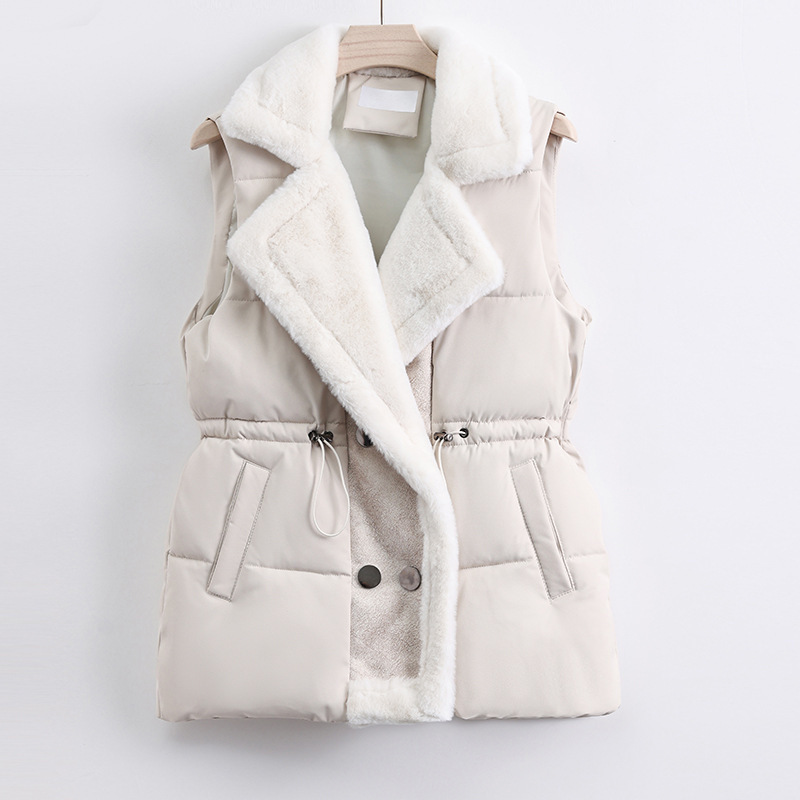 2024 Korean Ladies Vests Stylish Warm Clothing