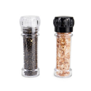 Best Seller Custom PC Salt <span class=keywords><strong>Pepper</strong></span> <span class=keywords><strong>Mill</strong></span> Qualidade Tempero Jar Cor personalizada Plastic Grinder Garrafa personalizada Sal Pimenta - Product Image 5