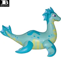 Duurzaam Pvc Giant Opblaasbare Sea Dragon Giant Opblaasbare Blauwe Draak Speelgoed Aangepaste Zee Dieren