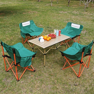 Silla Plegable para Camping, Venta Directa de Fábrica, Silla Luna de Aluminio Resistente, Portátil para Exteriores con Bolsa de Transporte, Suministro OEM al por Mayor - Product Image 2