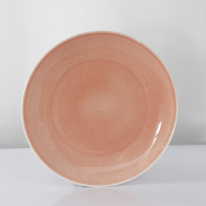 Vente en gros Vaisselle ronde durable Combo Rose Porcelaine Service d'assiettes à dîner Alimentaire Assiettes en céramique Vaisselle - Product Image 5