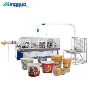 เครื่องทำถังกระดาษคราฟท์ขนาดใหญ่สำหรับใส่สลัด ถังกระดาษ <span class=keywords><strong>KFC</strong></span> สำหรับ<span class=keywords><strong>ไก่</strong></span>ทอด ข้าวโพดคั่ว และอาหารจานด่วน - Product Image 1