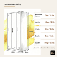 Meuble de Rangement Moderne en Acier à 3 Portes, Verrouillable, Autoportant, Durable et Anti-humidité pour Chambre et Salon – Offre Spéciale
