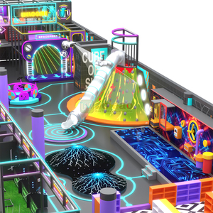 Aire de jeux intérieure complète et tendance, Ninja Academy, escalade sur roche volcanique, interactives, 3 ans, grande capacité (>500 kg) - Product Image 3