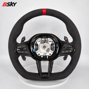 Venta Directa de Fábrica, Volante de Alcántara de Alta Calidad para <span class=keywords><strong>BMW</strong></span> F20 E90 F22 F30 F11 F13 F87 F80 F90 F39 F25 F15 F16 F26 - Product Image 1