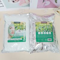 Masque doux tonifiant aux herbes de menthe poivrée, poudre hydratante et revitalisante pour la peau, boue de mer profonde hydratante à la rose