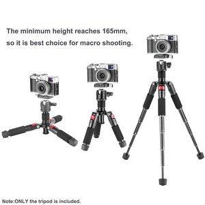 NEEWER <span class=keywords><strong>Mini</strong></span> treppiede portatile da tavolo 20 ''in lega di alluminio con testa a sfera 360 ° per videocamera treppiede per fotografia - Product Image 2