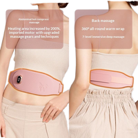 Ceinture chauffante sans fil en graphène avec vibration pour soulager les douleurs menstruelles et masser l'abdomen, contrôle de la minuterie à 7 vitesses