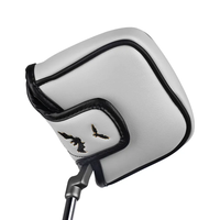 Couvre-chef de putter de golf Couvre-chef en cuir PU Spider Web Design Mallet Putter Couvre-chefs de club de golf Aimant