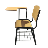 Chaise de bureau moderne en métal pour étudiant avec panier de rangement peu encombrant, livraison rapide, durable pour la maison et le bureau, prix de gros pour les écoles