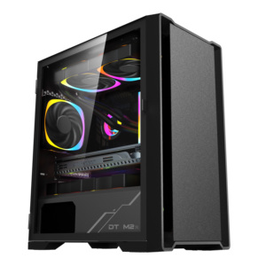 Bán Buôn Máy Tính Để Bàn Kính Tùy Chỉnh Btx Plexiglass Với Fan Hâm Mộ Máy Tính Để Bàn Led Mid Tower Gaming Case - Product Image 1