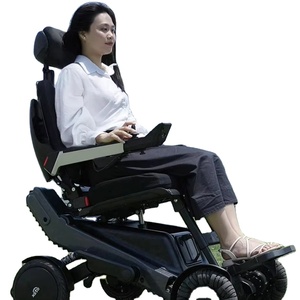 Fauteuil roulant électrique tout-terrain autonome <span class=keywords><strong>XSTO</strong></span> X12 à guidage laser entièrement automatique pour la montée d'escaliers, avec fonction de levage automatique - Product Image 1