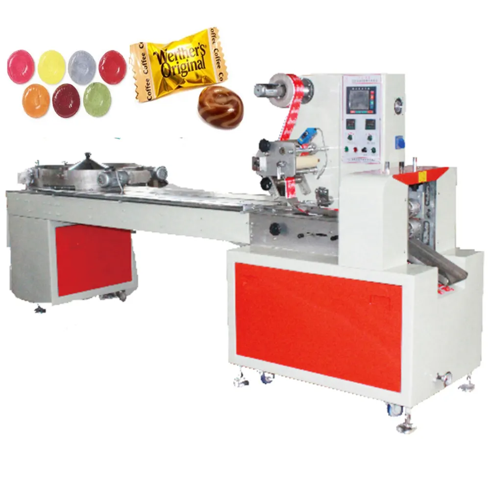 WB-800 High speed pillow type sugar cube packer candy flow wrapping machine chewing gum Wrapping Machine made in China