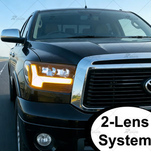 ชุดไฟหน้า LED 2 เลนส์ พร้อมเอฟเฟกต์เริ่มต้นการทำงาน สำหรับอัพเกรดภายนอกรถยนต์ Tundra ปี 2007-2013 - Product Image 6