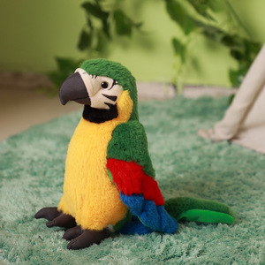 <strong>Wholesale</strong> Simulation <strong>Parrot</strong> Macaw Cacatua Galerita Plush <strong>Toy</strong> Home Decoration Creative Funny Colorful Realistic <strong>Parrot</strong> Doll - Product Image 6