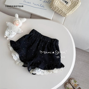 Girls Denim Shorts 2026 Summer Thin Style Baby Girls Shorts Childrens Denim Shorts Baby Wear Stylish Shorts - Product Image 4